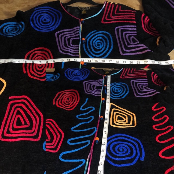 Alex Kim Colorful Jacket - Picture 4 of 4